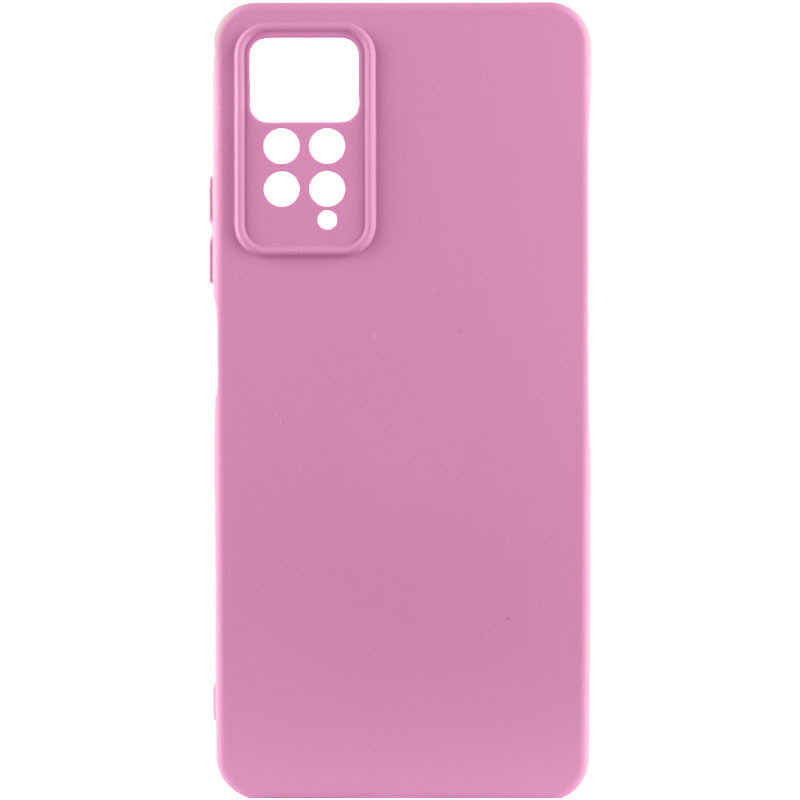 Чохол TPU GETMAN Liquid Silk Full Camera на Xiaomi Redmi Note 11 Pro 4G/5G / 12 Pro 4G (Рожевий / Pink)