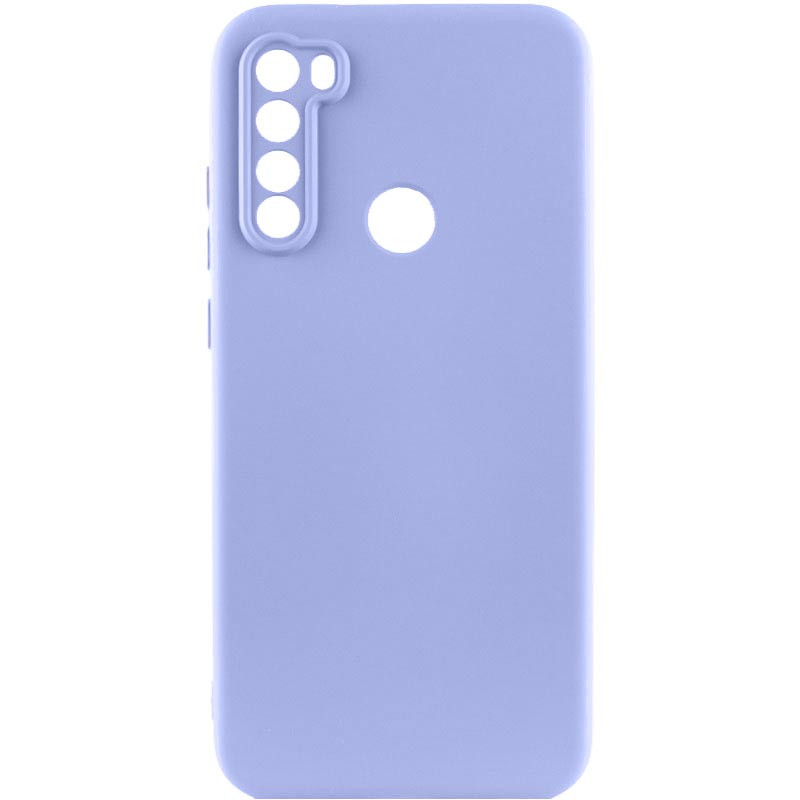Чохол TPU GETMAN Liquid Silk Full Camera на Xiaomi Redmi Note 8T (Бузковий / Light purple)