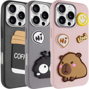 Чехол TPU Leather Toys для Apple iPhone 16 Pro Max (6.9")