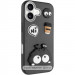 Чехол TPU Leather Toys для Apple iPhone 17 Air (6.5") (Monster / Black)