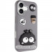Чехол TPU Leather Toys для Apple iPhone 17 Air (6.5") (Monster / Grey)