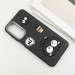 Фото Чехол TPU Leather Toys для Samsung Galaxy S25 FE (Monster / Black) на vchehle.ua