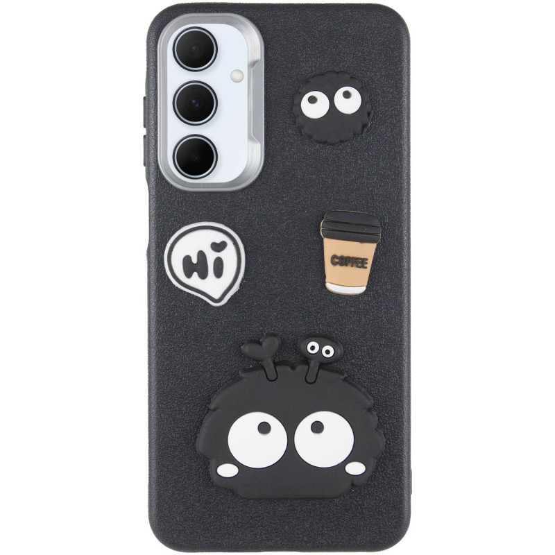 Фото Чехол TPU Leather Toys для Samsung Galaxy S25 FE (Monster / Black) в магазине vchehle.ua