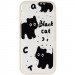 Фото Чехол TPU Panel Stand для Apple iPhone 15 Pro (6.1") (Black Cat) на vchehle.ua
