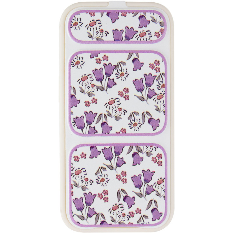 Фото Чехол TPU Panel Stand для Apple iPhone 15 Pro (6.1") (Floral Breeze) на vchehle.ua