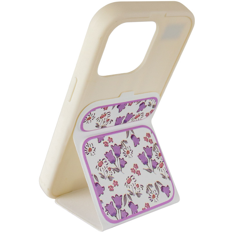 Чехол TPU Panel Stand для Apple iPhone 15 Pro (6.1") (Floral Breeze) в магазине vchehle.ua