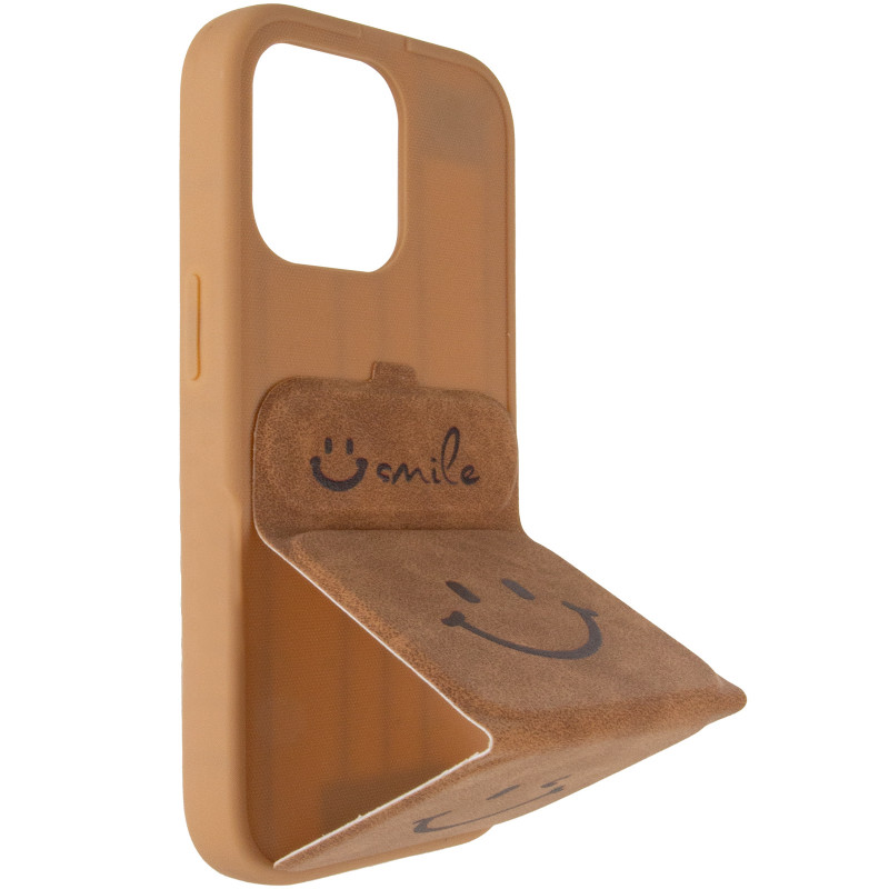 Чехол TPU Panel Stand для Apple iPhone 15 Pro (6.1") (Soft Smile) в магазине vchehle.ua