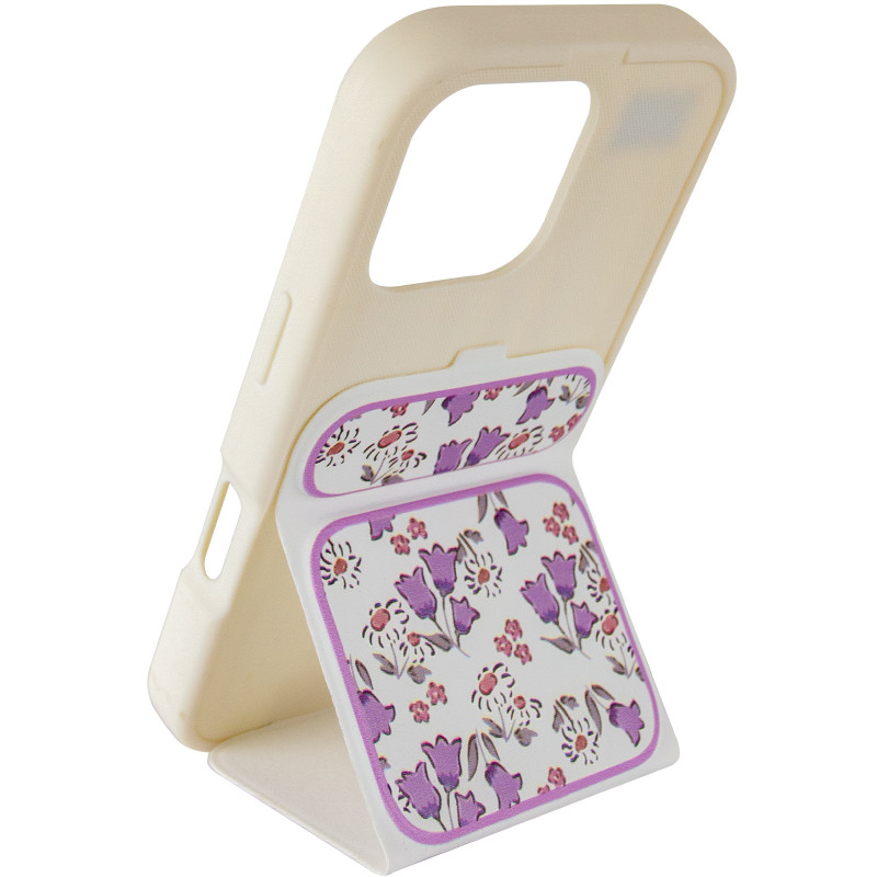 Чехол TPU Panel Stand для Apple iPhone 16 Pro Max (6.9") (Floral Breeze) в магазине vchehle.ua