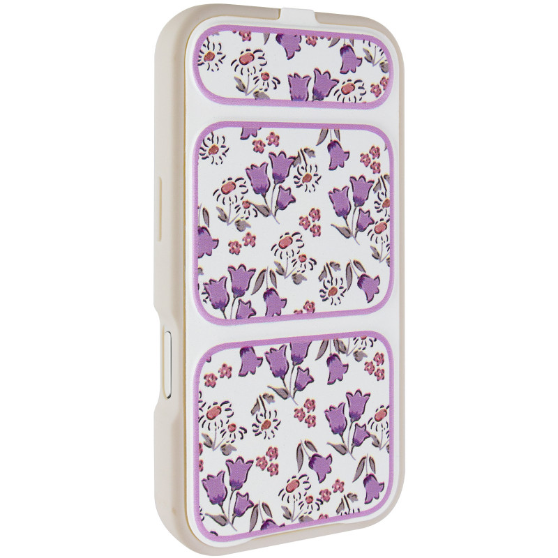 Чехол TPU Panel Stand для Apple iPhone 17 Pro (6.3") (Floral Breeze)