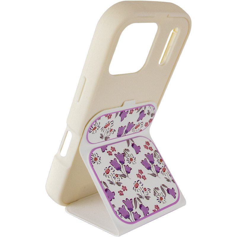 Чехол TPU Panel Stand для Apple iPhone 17 Pro Max (6.9") (Floral Breeze) в магазине vchehle.ua
