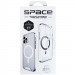 Фото Чехол TPU Space Case with Magnetic Safe для Apple iPhone 16e / 17e (6.1") (Прозрачный) на vchehle.ua