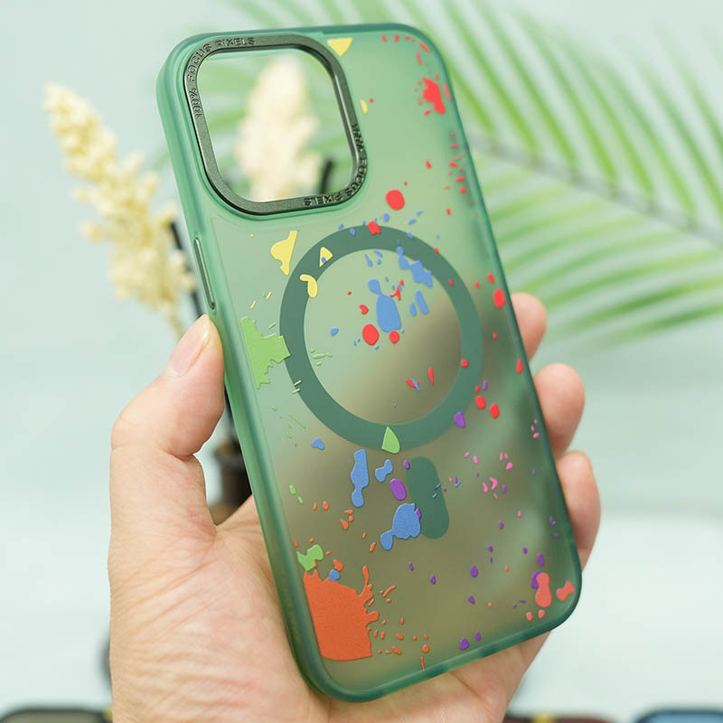 Фото Чехол TPU+PC Flush with Magnetic Fit для Apple iPhone 14 Pro (6.1") (Dark green) в магазине vchehle.ua