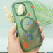 Фото Чехол TPU+PC Flush with Magnetic Fit для Apple iPhone 14 Pro (6.1") (Dark green) в магазине vchehle.ua