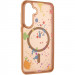Чехол TPU+PC Flush with Magnetic Safe для Samsung Galaxy S24 / S25 (Desert gold)