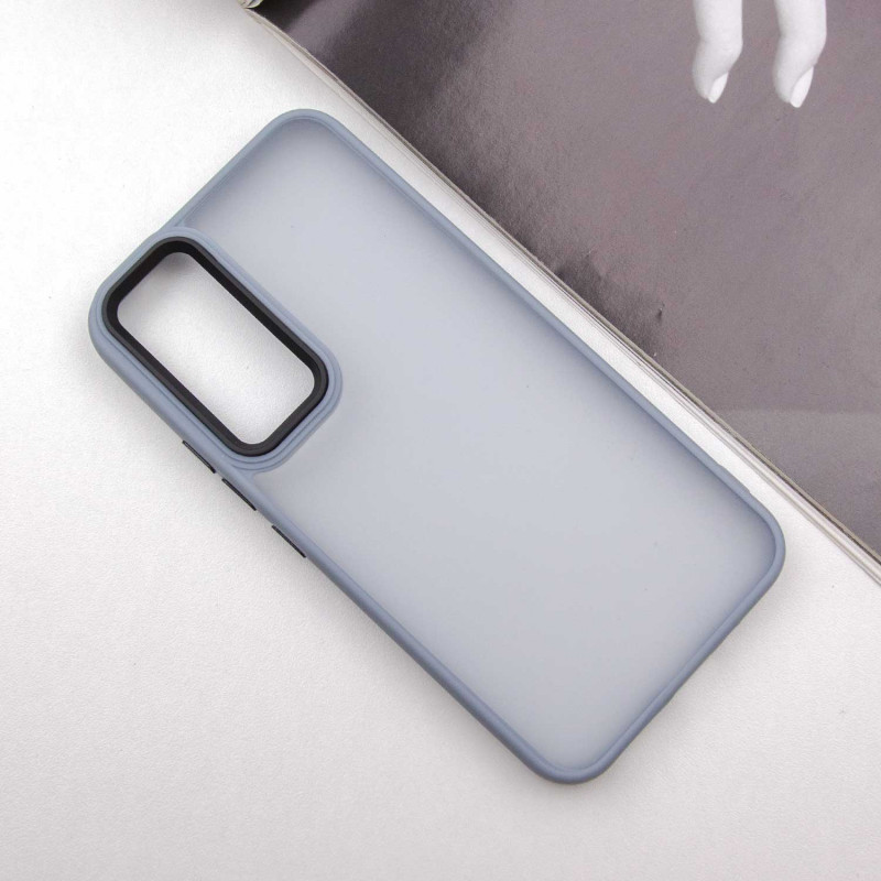 Фото Чохол TPU+PC Lyon Frosted на Samsung Galaxy S25 FE (Sierra Blue) на vchehle.ua