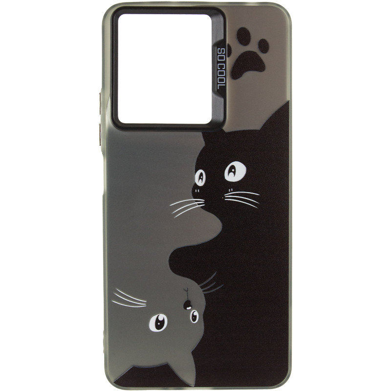 Фото Чохол TPU+PC So Cool на Xiaomi Redmi A5 4G / Poco C71 (Cats) на vchehle.ua