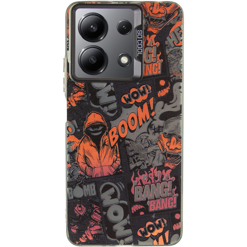 Фото Чохол TPU+PC So Cool на Xiaomi Redmi Note 13 4G (Comics) на vchehle.ua