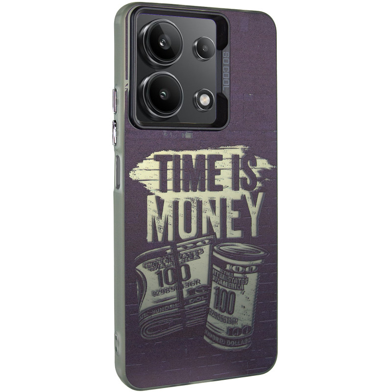 Чехол TPU+PC So Cool для Xiaomi Redmi Note 13 5G (Time Money)