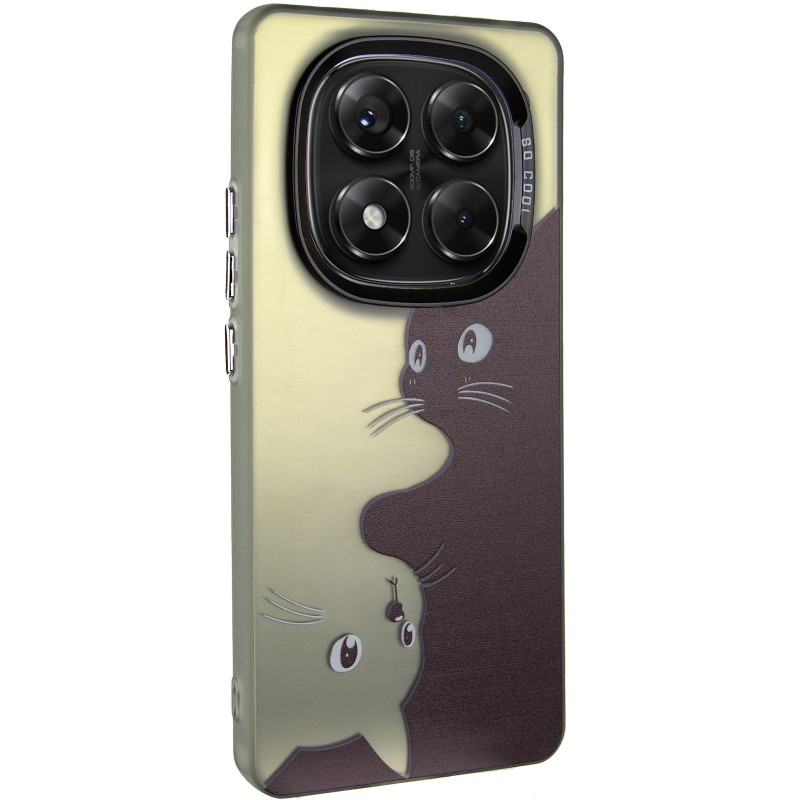 Чехол TPU+PC So Cool для Xiaomi Redmi Note 14 Pro 5G / Poco X7 (Cats)