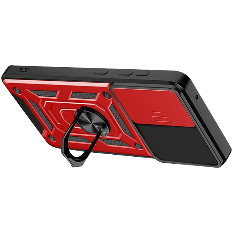 Фото Ударопрочный чехол Ummi Camshield Serge Ring для Samsung Galaxy A34 5G (Красный / Red) на vchehle.ua