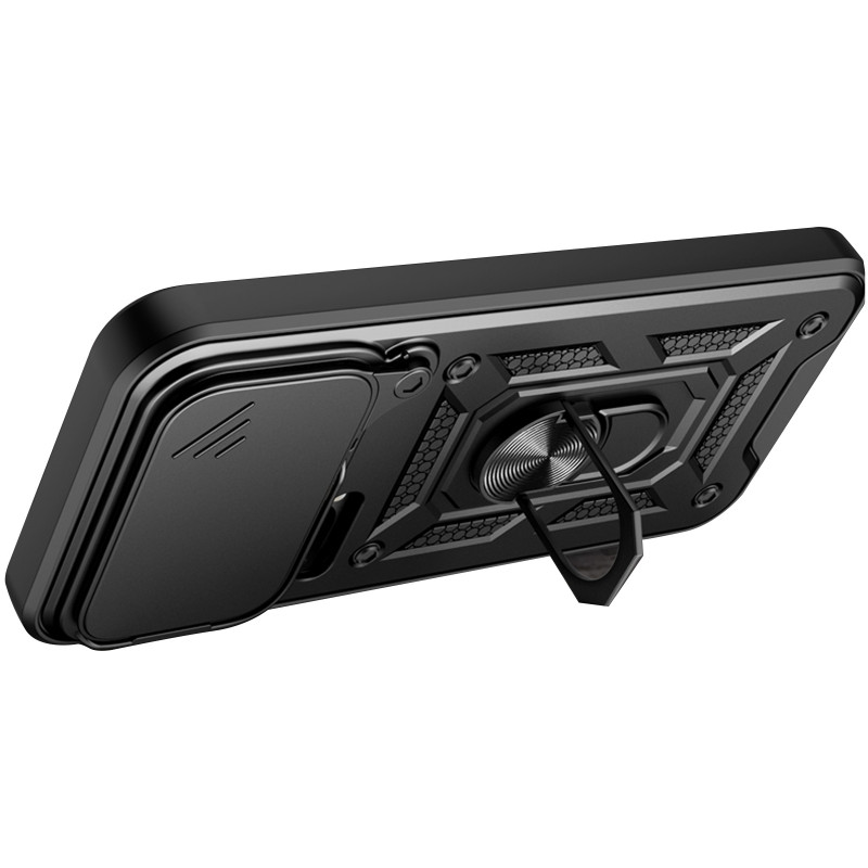 Фото Ударопрочный чехол Ummi Camshield Serge Ring для Xiaomi 17 Ultra (Черный / Black) на vchehle.ua