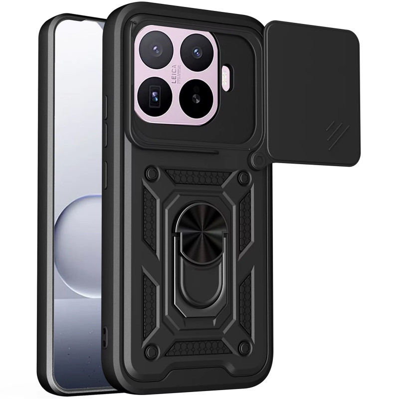 Удароміцний чохол Ummi Camshield Serge Ring на Xiaomi 17T Pro (Чорний / Black)