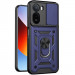 Ударопрочный чехол Ummi Camshield Serge Ring для Xiaomi Redmi A7 Pro 4G / Poco C81 (Синий / Navy)