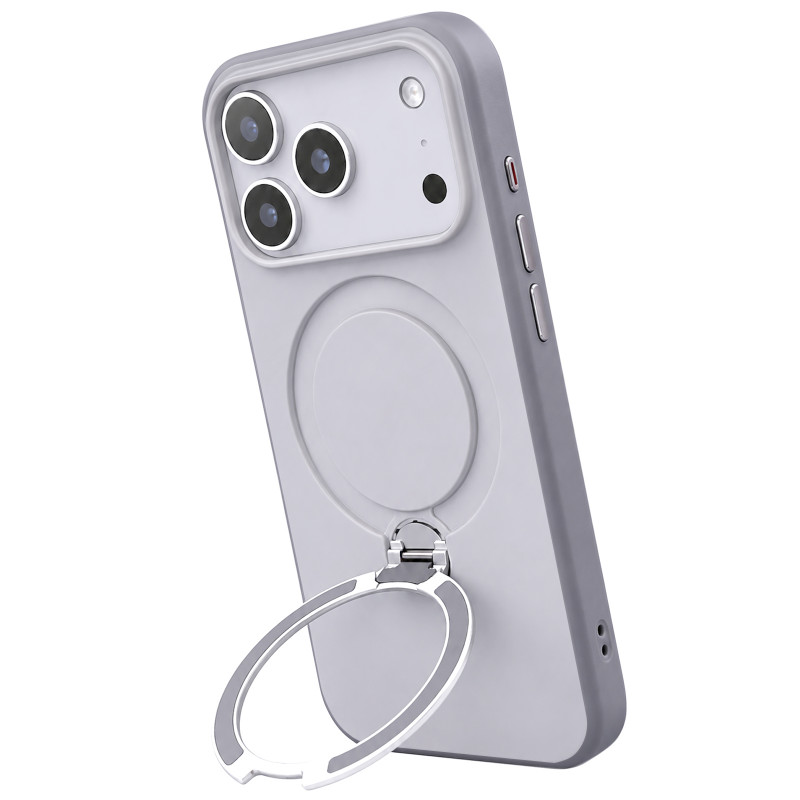 Фото Чехол Ummi Colorful with Magnetic Safe HQ Ring для Apple iPhone 17 Pro (6.3") (Grey) на vchehle.ua