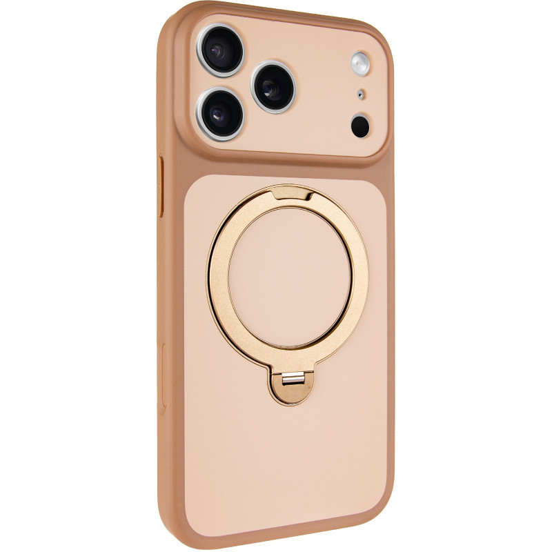 Чохол Ummi Full Camera with Magnetic Fit HQ Ring на Apple iPhone 17 Pro Max (6.9") (Brown Gold)