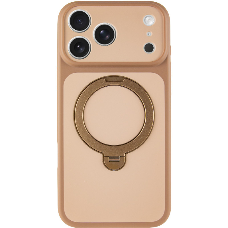 Фото Чохол Ummi Full Camera with Magnetic Fit HQ Ring на Apple iPhone 17 Pro Max (6.9") (Brown Gold) на vchehle.ua