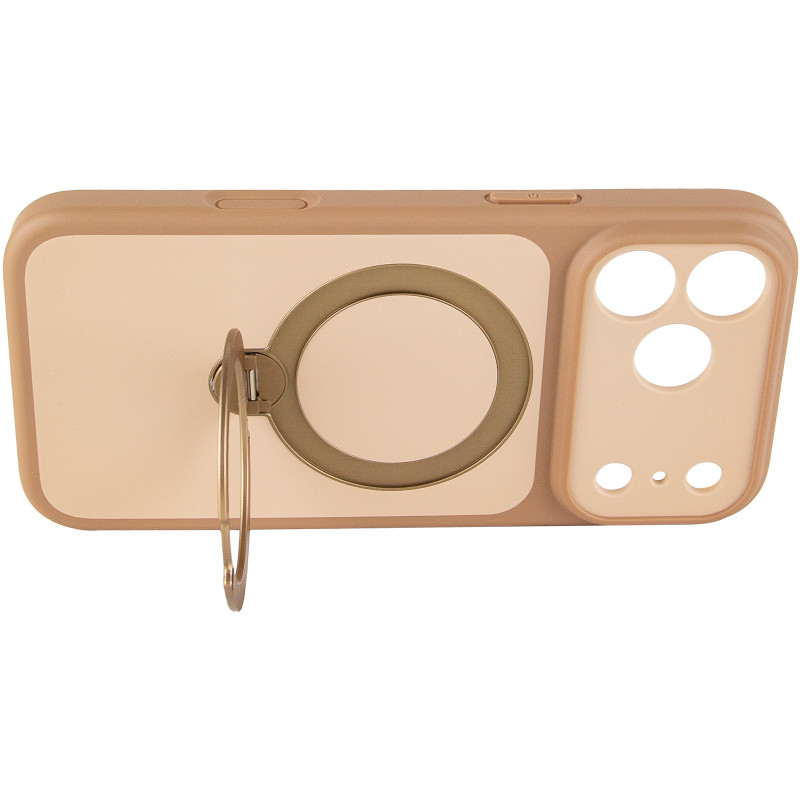 Купити Чохол Ummi Full Camera with Magnetic Fit HQ Ring на Apple iPhone 17 Pro Max (6.9") (Brown Gold) на vchehle.ua