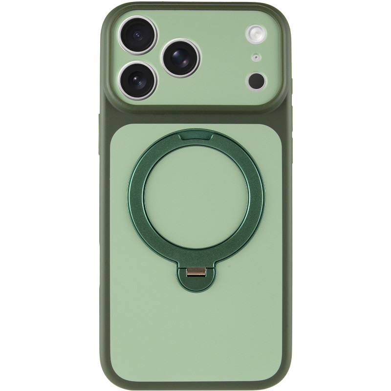 Фото Чохол Ummi Full Camera with Magnetic Fit HQ Ring на Apple iPhone 17 Pro Max (6.9") (Green) на vchehle.ua