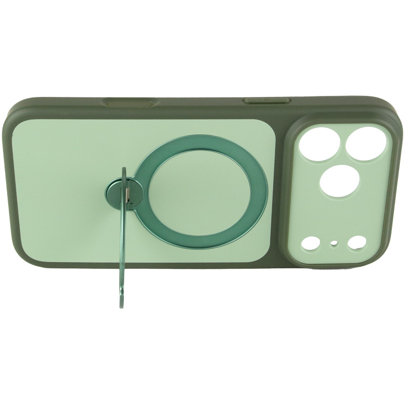 Купити Чохол Ummi Full Camera with Magnetic Fit HQ Ring на Apple iPhone 17 Pro Max (6.9") (Green) на vchehle.ua