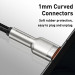 Фото Дата кабель Baseus Cafule Metal USB to Type-C 66W (1m) (CAKF00010) (Black) в маназині vchehle.ua