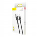 Купити Дата кабель Baseus Cafule USB to MicroUSB Cable 2.4A (1m) (CAMKLF-B) (Сірий / Чорний) на vchehle.ua