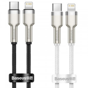 Дата кабель Baseus Cafule Metal Type-C to Lightning PD20W (1m) (CATLJK-A)