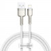 Дата кабель Baseus Cafule Metal USB to Lightning 2.4A (2m) (CALJK-B0) (White)
