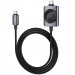 Дата кабель Hoco CW66 2in1 Type-C to iWatch/Type-C PD100W (1.2m) (Black) в магазине vchehle.ua