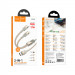 Фото Дата кабель Hoco U139 Type-C to Lightning/Type-C 100W (1.2m) (Gold) в магазине vchehle.ua