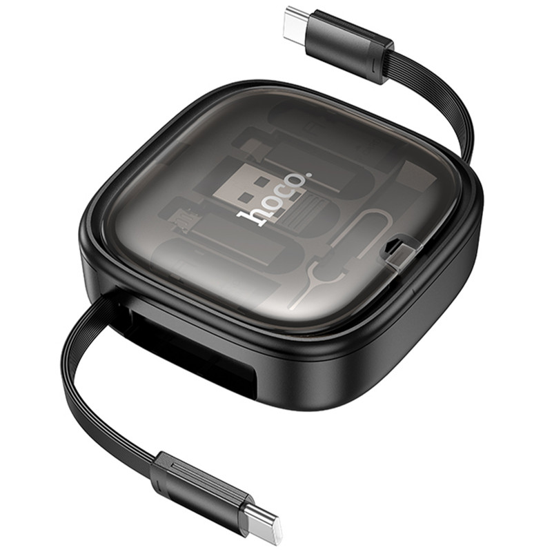 Фото Дата кабель Hoco U140 with cable set 5in1 60W (0.95m) (Black) на vchehle.ua