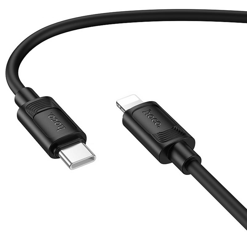 Фото Дата кабель Hoco X122 Benefit Type-C to Lightning 27W (1m) (Black) на vchehle.ua