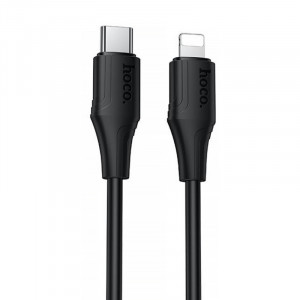 Дата кабель Hoco X124 Bien silicone Type-C to Lightning 27W (1m)