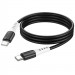 Купить Дата кабель Hoco X82 Silicone Type-C to Type-C 60W (1m) (Black) на vchehle.ua