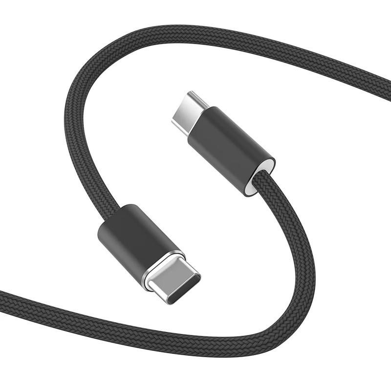 Фото Дата кабель WIWU C101 Essen Type-C to Type-C 240W (1.5m) (Black) в магазине vchehle.ua