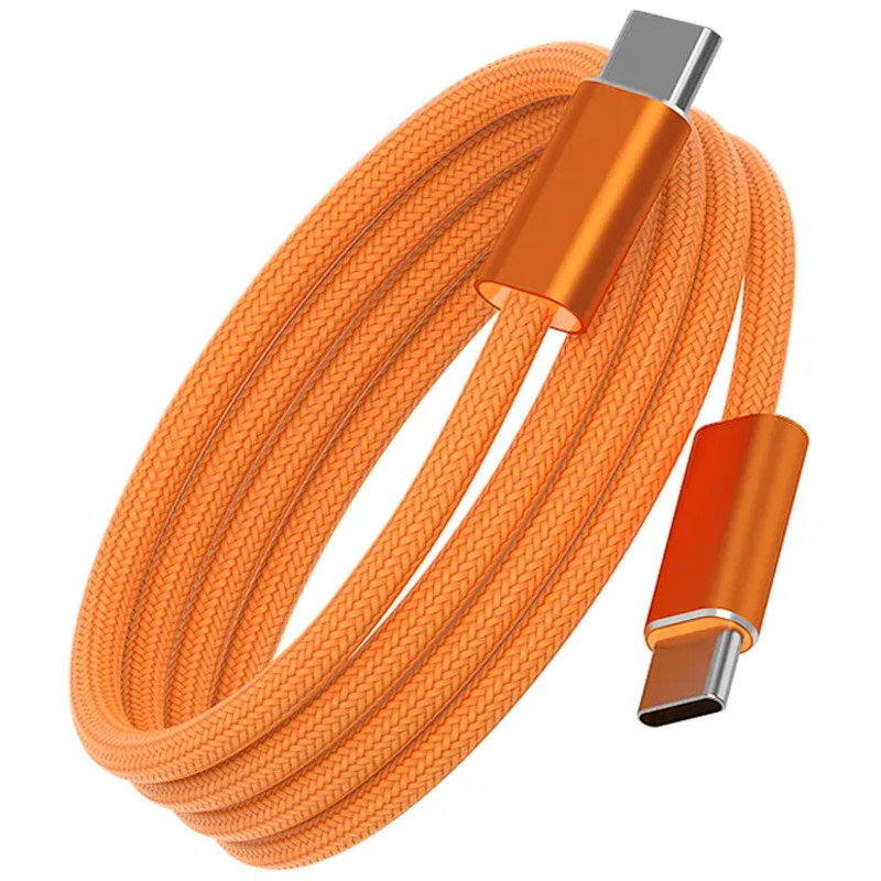 Фото Дата кабель WIWU C101 Essen Type-C to Type-C 240W (1.5m) (Orange) на vchehle.ua