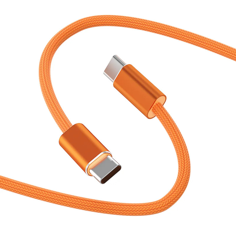 Фото Дата кабель WIWU C101 Essen Type-C to Type-C 240W (1.5m) (Orange) в магазине vchehle.ua
