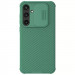 Карбоновая накладка Nillkin CamShield Pro для Samsung Galaxy A55 (Deep Green)