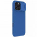 Карбоновая накладка Nillkin CamShield Pro Magnetic для Apple iPhone 16 Pro Max (6.9") (Blue)