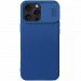 Фото Карбоновая накладка Nillkin CamShield Pro Magnetic для Apple iPhone 16 Pro Max (6.9") (Blue) на vchehle.ua