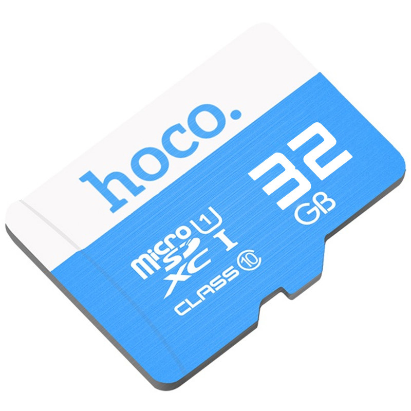 Карта пам'яті Hoco microSDHC Class 10 - 32GB (без адаптера) (Blue)